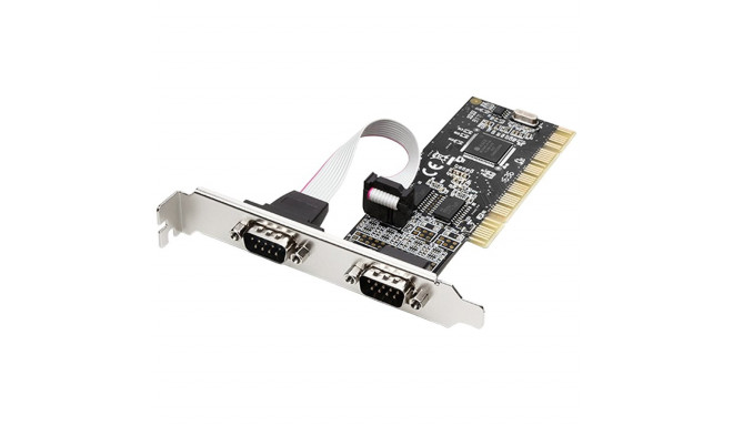 AXAGON PCIA-S2 PCI Adapter 2x Serial Port + LP
