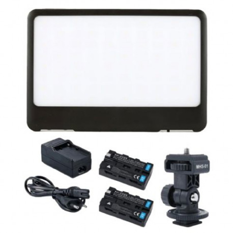 Falcon Eyes videovalgusti Soft LED DV-80SL + 2 akut