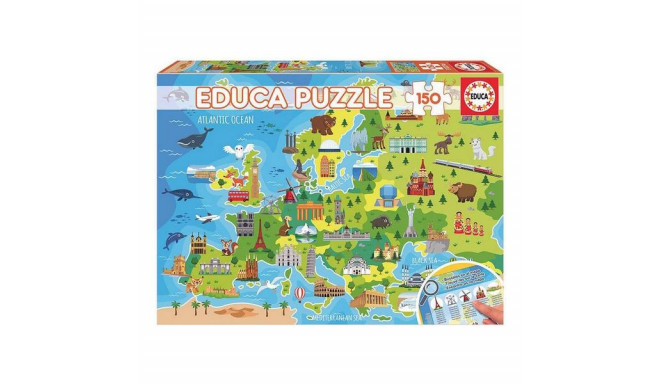 Child's Puzzle Europe Map Educa (150 pcs)