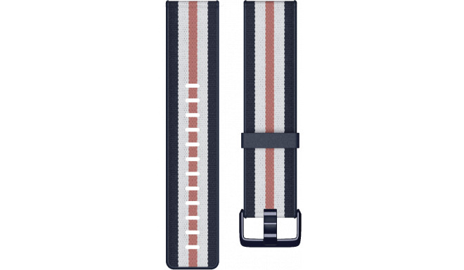 Fitbit watch strap Versa Woven L, navy/pink