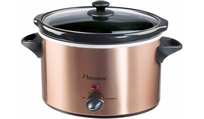 Bestron Slow Cooker ASC450, Multicookings (copper / black)