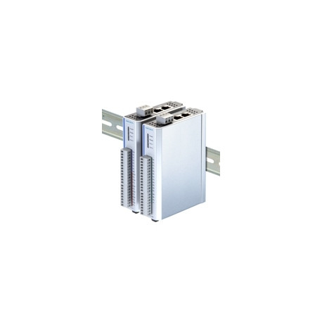 Ethernet I/O server, 8 x AI, 2 x port Ethernet switch