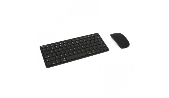 KEYBOARD US + MOUSE OMEGA BLUETOOTH FOR TABLETS BLACK OKBM003 [42607]