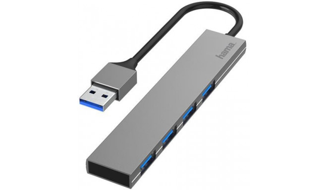Hama USB hub 4-port Ultra-Slim