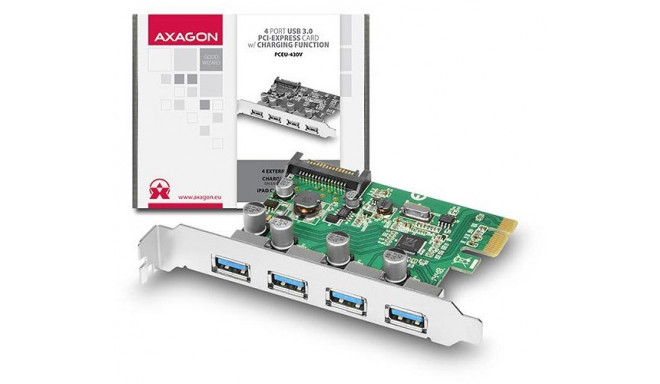 Axagon PCIe controller PCEU-430V 4xUSB