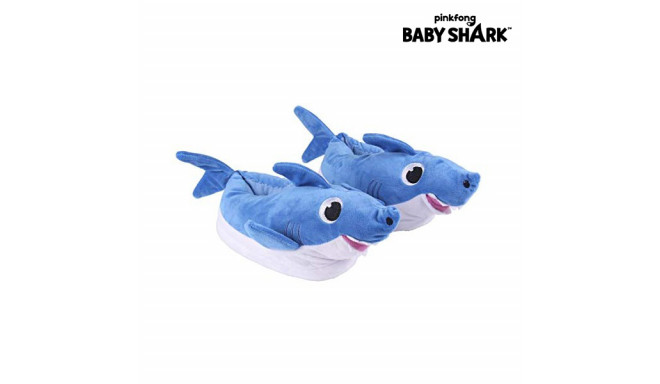 3D Mājas čībām Baby Shark Zils