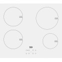 Beko built-in induction hob HII64400ATW 60cm 4x, white