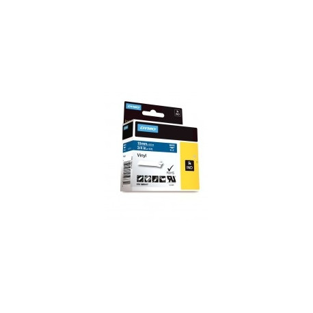 DYMO Rhino vinüülteip 19 mm x 5,5 m / valge sinisel (1805417)