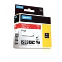DYMO Rhino Vinilinė Juostelė 19mm x 5.5m / baltas ant raudonos (1805422)