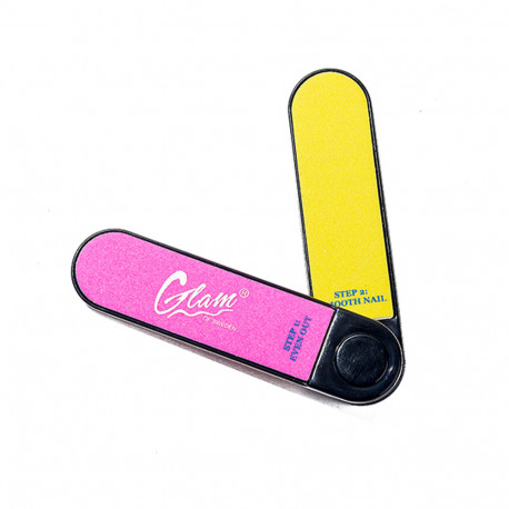 GLAM OF SWEDEN NAIL-FILE 4-STEPS foldable 1 pz
