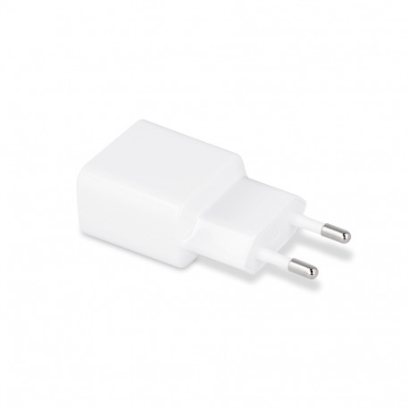 Maxlife MXTC-01 charger 1x USB 2.1A white + microUSB cable