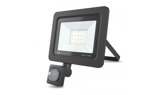 Floodlight LED PROXIM II 20W |6000K| PIR IP66 Forever Light