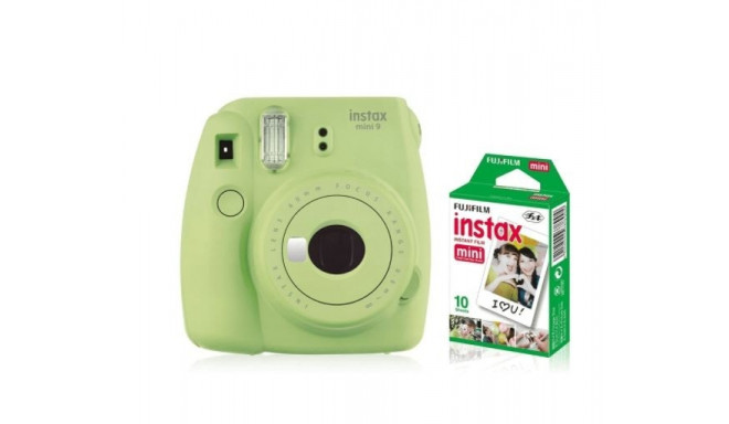 Instax Mini 9 green + 10 pcs photo