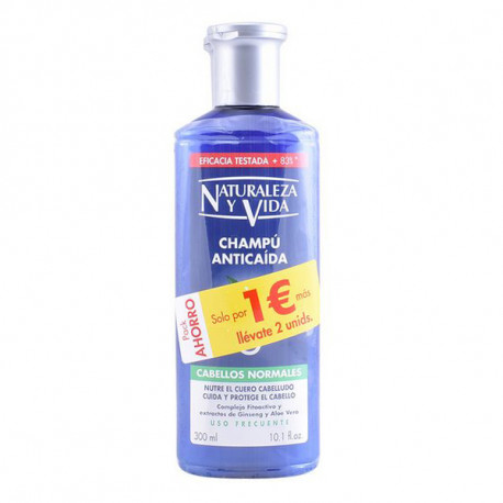 Anti-Hair Loss Shampoo Ginseng Naturaleza y Vida (300 ml)