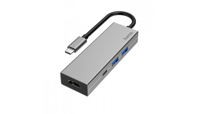 Adap. Hama USB-C pistik -> 2xUSB-A/USB-C/HDMI