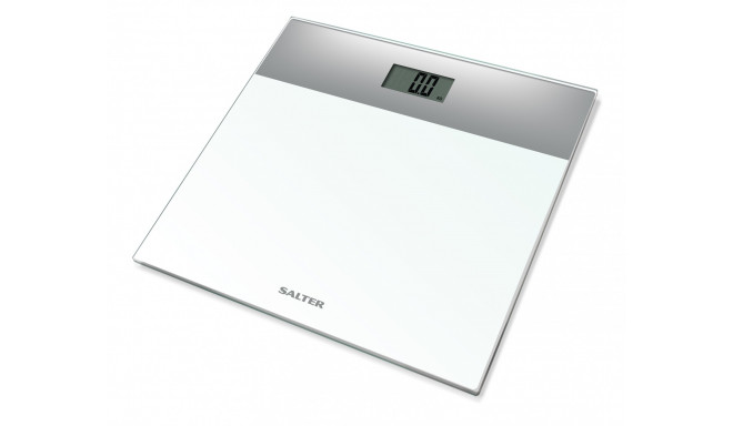 Salter 9206 SVWH3R Glass Electronic Scale Silver/White