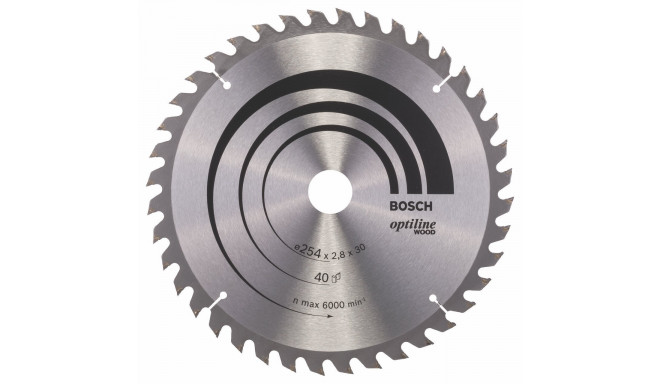 Bosch Circular Saw Blade Optiline 254x30