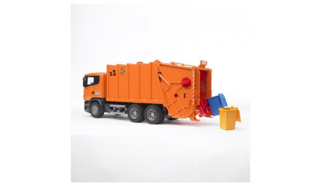 Bruder Professional Series Scania R-series Garbage Truck, orange (03560)