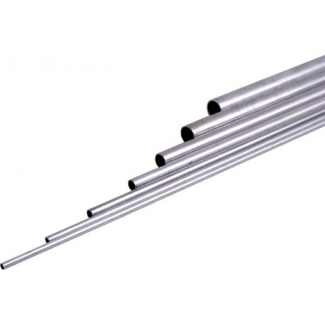 Aluminium tube 5,0x4,15x1000