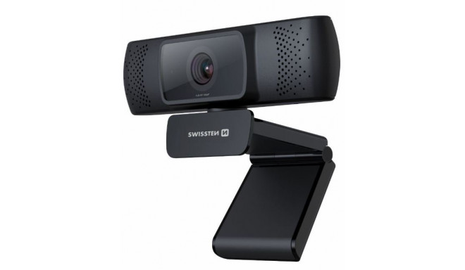 Swissten Full HD Web Camera with Microphone / Auto Focus USB