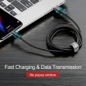 Baseus Cafule cable USB - USB-C 1,0 m 3A red-black