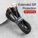 Baseus Cafule cable USB - USB-C 0,5 m 3A red-black