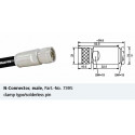 N male connector for Ecoflex10 solder less