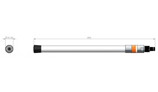 Scan-Antenna UHF5G universal multiband antenna