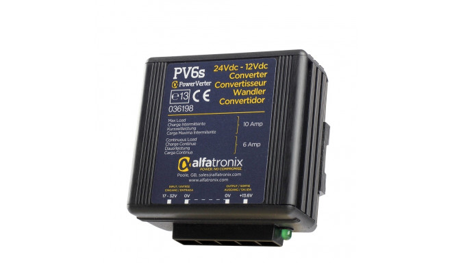 Alfatronix PV 6/10s 24>12V converter 6A