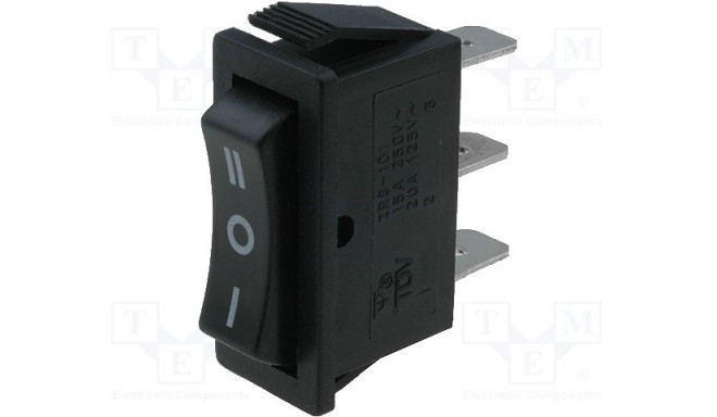 Ninigi RS1033C0BK ROCKER switch, AC 15A/250V