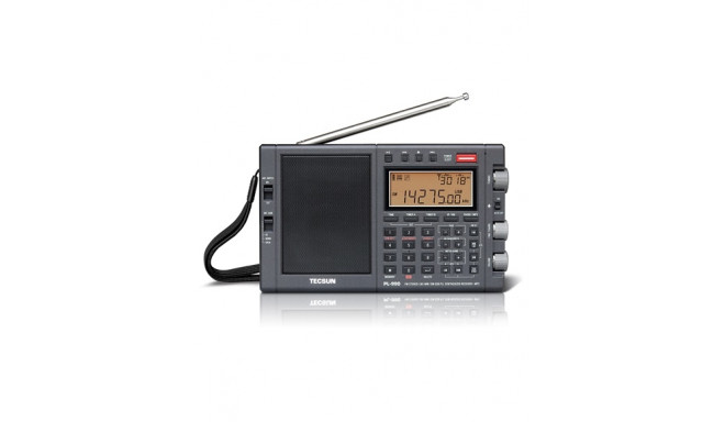 Tecsun PL-990X PLL augstas veiktspējas pasaules diapazona radio FM Stereo/AM/SW/LW/SSB