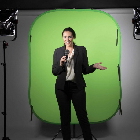 Manfrotto taust Chroma Key 1,8x2,1m, roheline