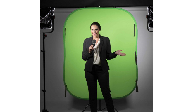 Manfrotto taust Chroma Key 1,8x2,1m, roheline