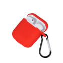 Airpods case red with hook