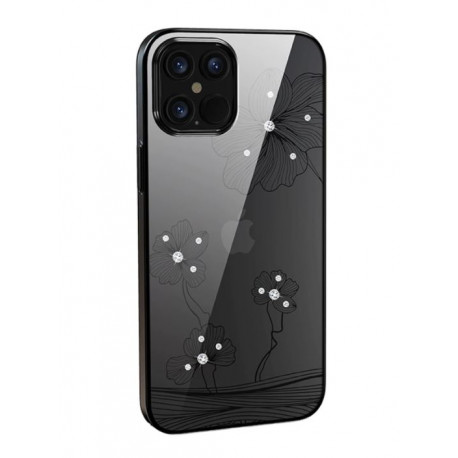 Devia Crystal Flora case iPhone 12 Pro Max black