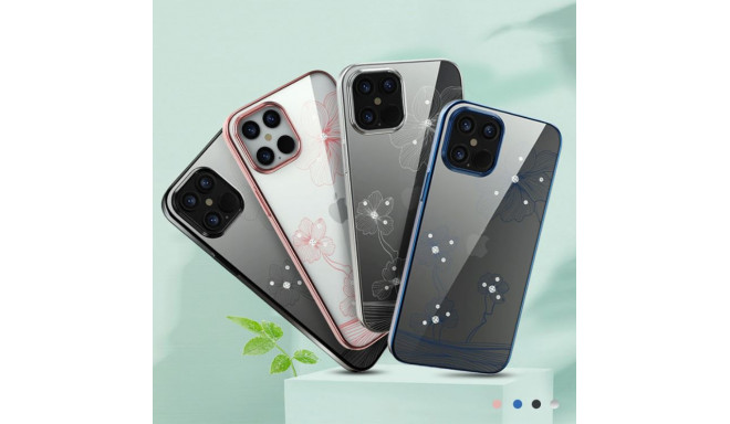 Devia Crystal Flora case iPhone 12 Pro Max silvery