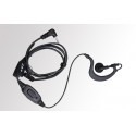 HYT EHS09 G-type earhanger earbud, in-line microphone and VOX