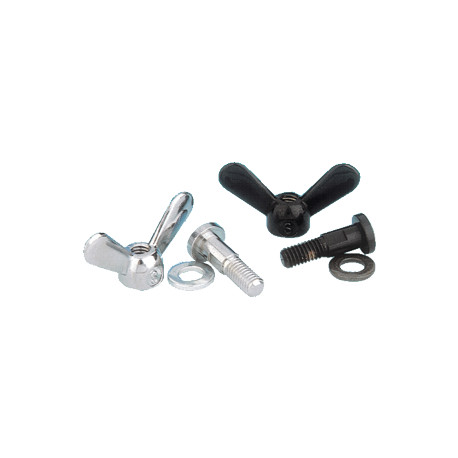 Sirio butterfy nut and bolt (silver)