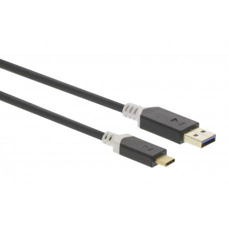 König KNC61600E10 USB 3.1 Cable USB-C Male - USB A Male 1.00 m Anthracite