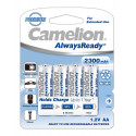Camelion akupatarei 2300mAh AA NiMH AlwaysReady 4tk