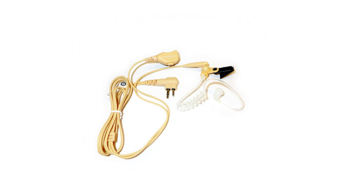 Motorola PMLN6445A 2-Wire Earpiece with clear acoustic tube (Beige)