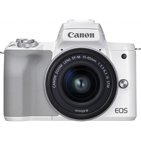 Canon EOS M50 Mark II + EF-M 15-45 мм, белый