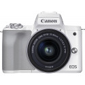 Canon EOS M50 Mark II + EF-M 15-45 mm, white