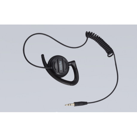 Hytera EH-02 Receive-Only Ajustable Earhook with Swivel Speaker(for use with PTT&MIC cable)