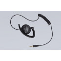 Hytera EH-02 Receive-Only Ajustable Earhook with Swivel Speaker(for use with PTT&MIC cable)