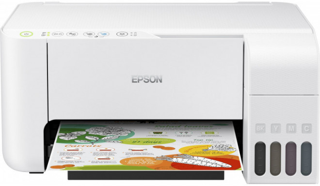 Epson kõik-ühes printer EcoTank L3156, valge