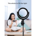 Devia Live Streaming Phone stand holder with LED lamp 8 inches 40cm White