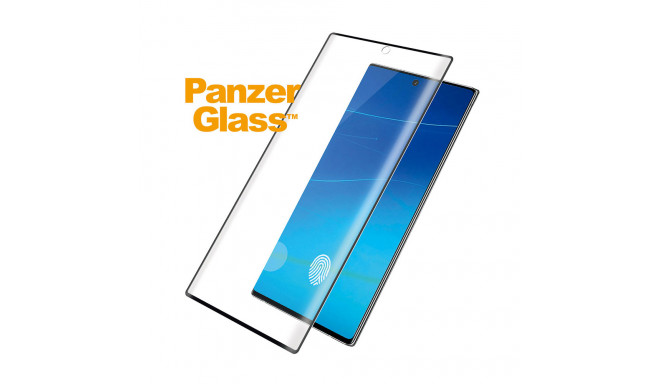 Kaitseklaas Samsung Galaxy Note20 Ultra, sõrmejäljetoega, ümbrisesõbralik, kumera musta äärega, Panz