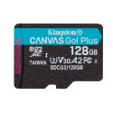 Kingston memory card micro SDXC Canvas Go! Plus (128GB | class 10 | UHS-I | 170 MB/s) + adapter