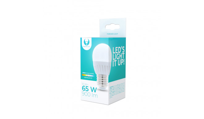 Forever Light LED lamp E27 G45 10W 230V 6000K 900lm Ceramic